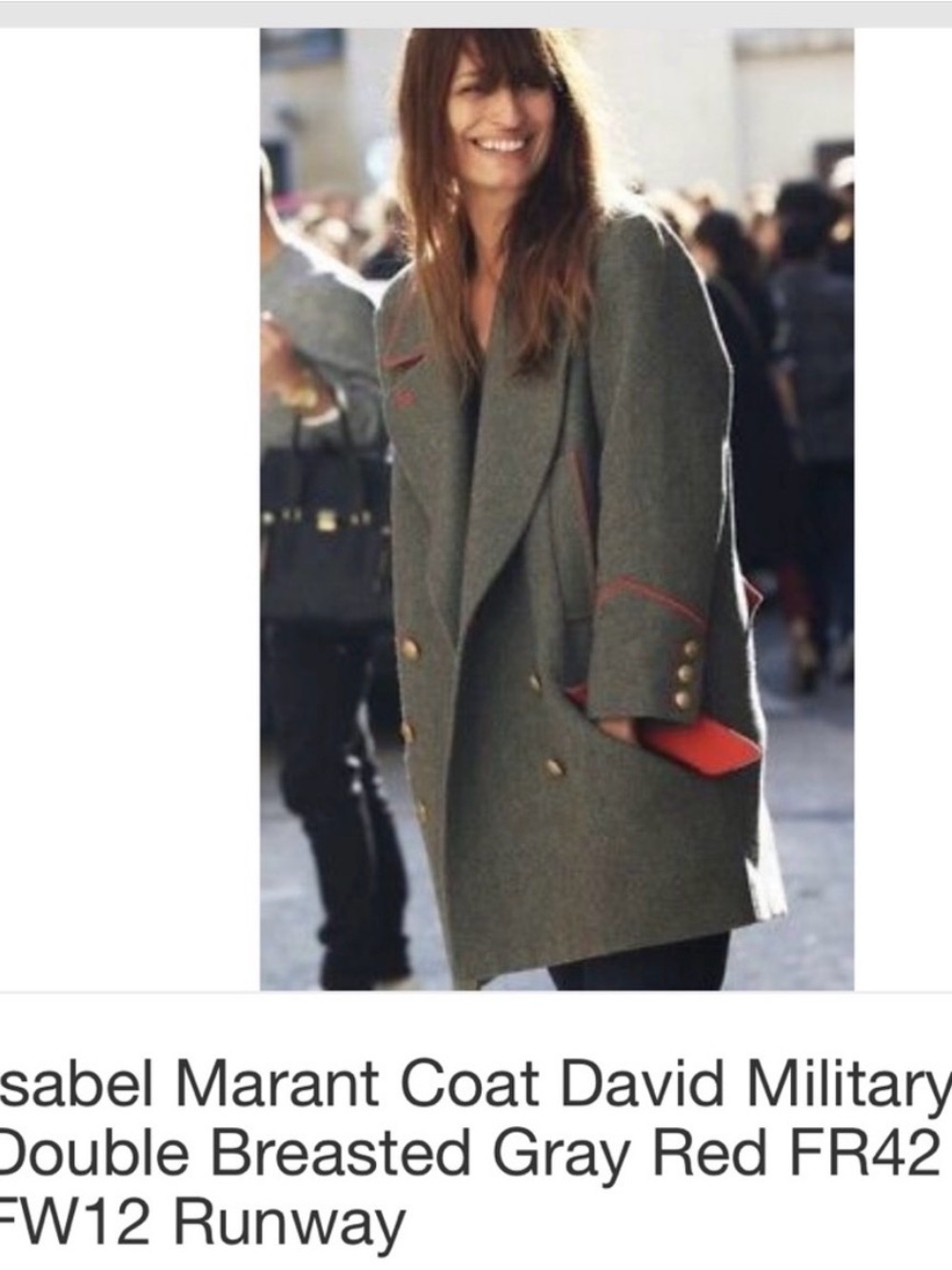 Isabel Marant Runway Double Breasted